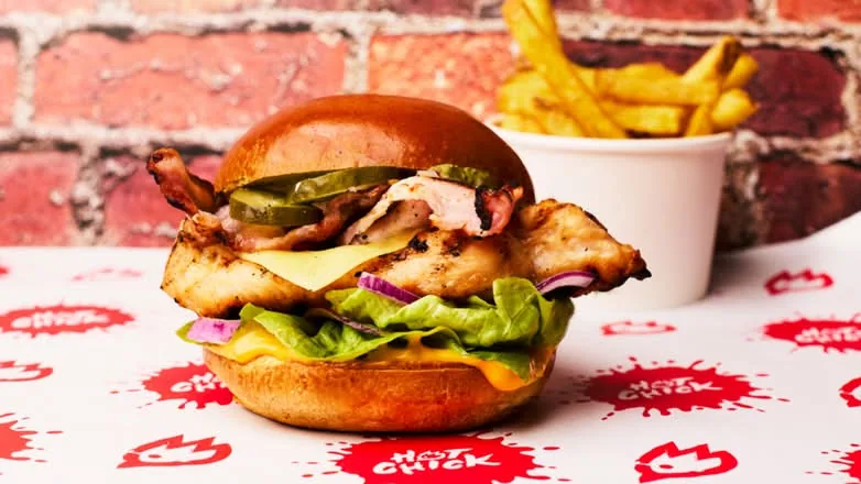 Cheese & Bacon Chicken Burger
