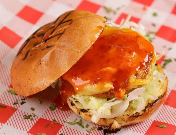 Frank's Vegan Chicken Burger