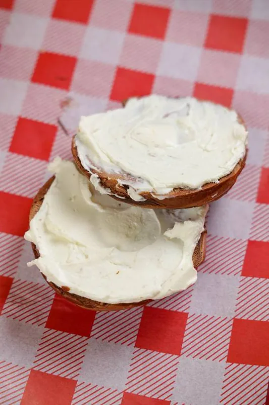 Frank's Smoked Salmon and Cream Cheese Bagel