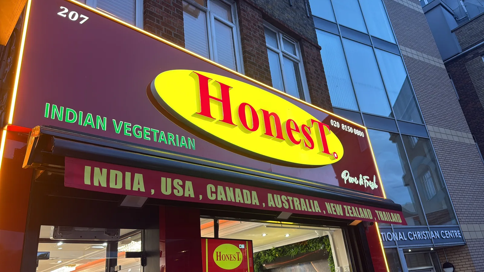 Honest Indian Vegetarian Restaurant