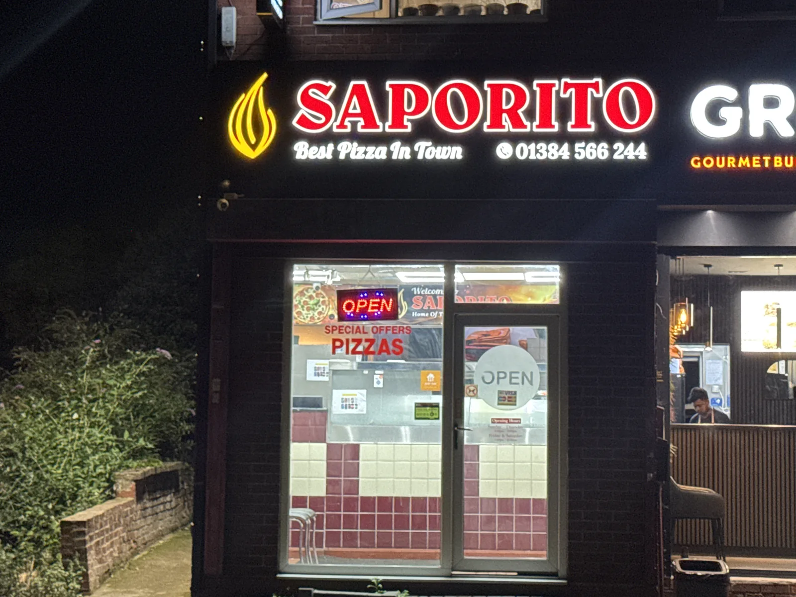 Saporitos pizza